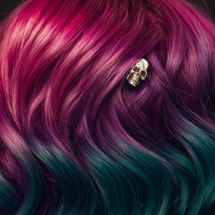 Custom Vivid Color Transformation at Shadow & Shears in Waco, TX