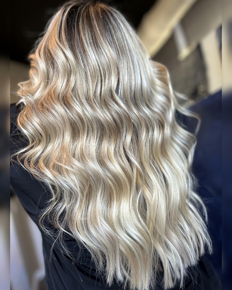 Toner/gloss+Blowdry