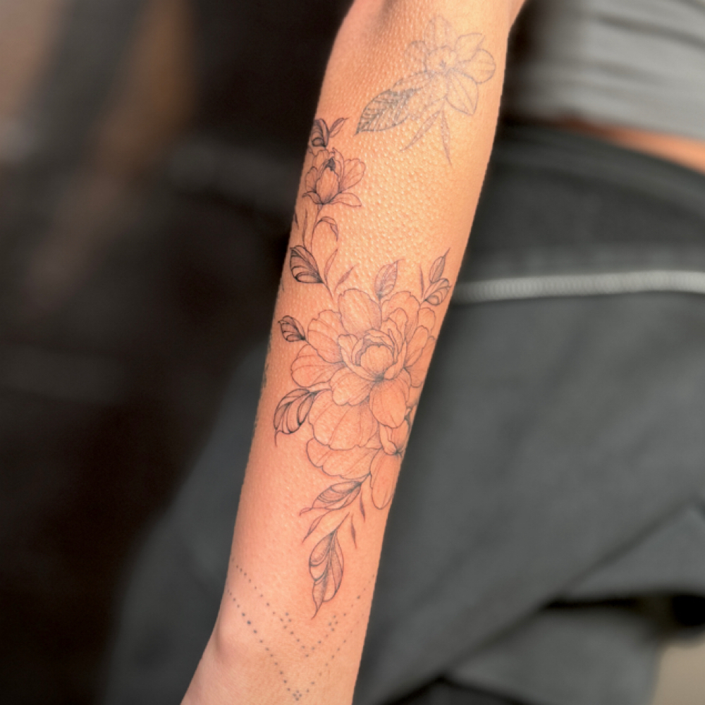 Extra Large Tattoo at Black Rose Brows in Lebanon, PA