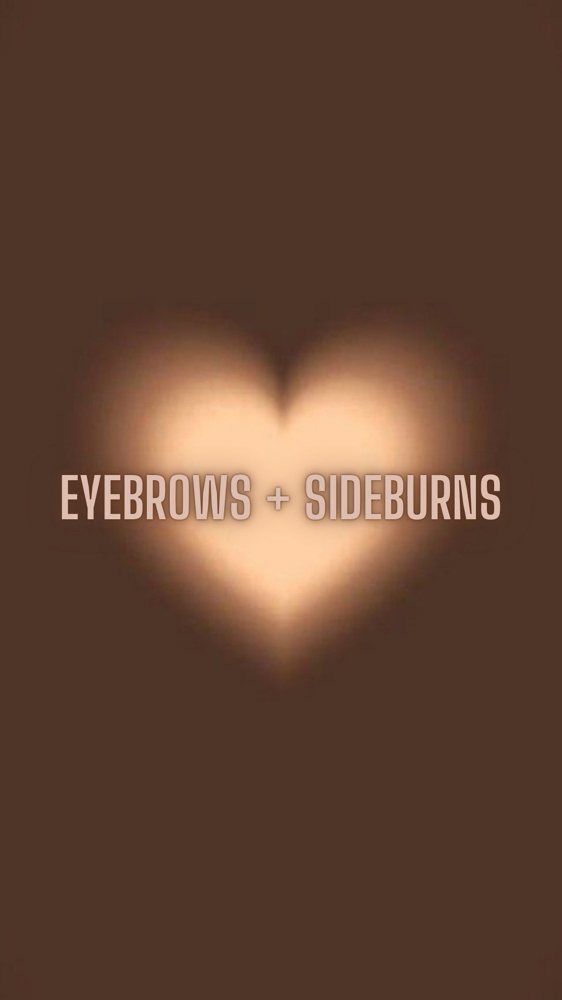 Eyebrows + Sideburns