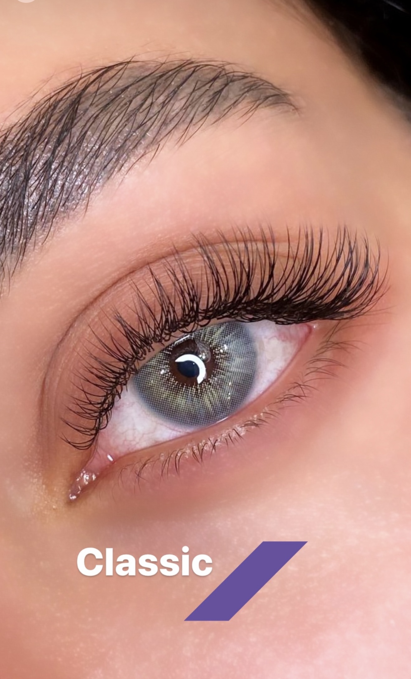 classic full set at Pegah Lashes in Rockville, MD