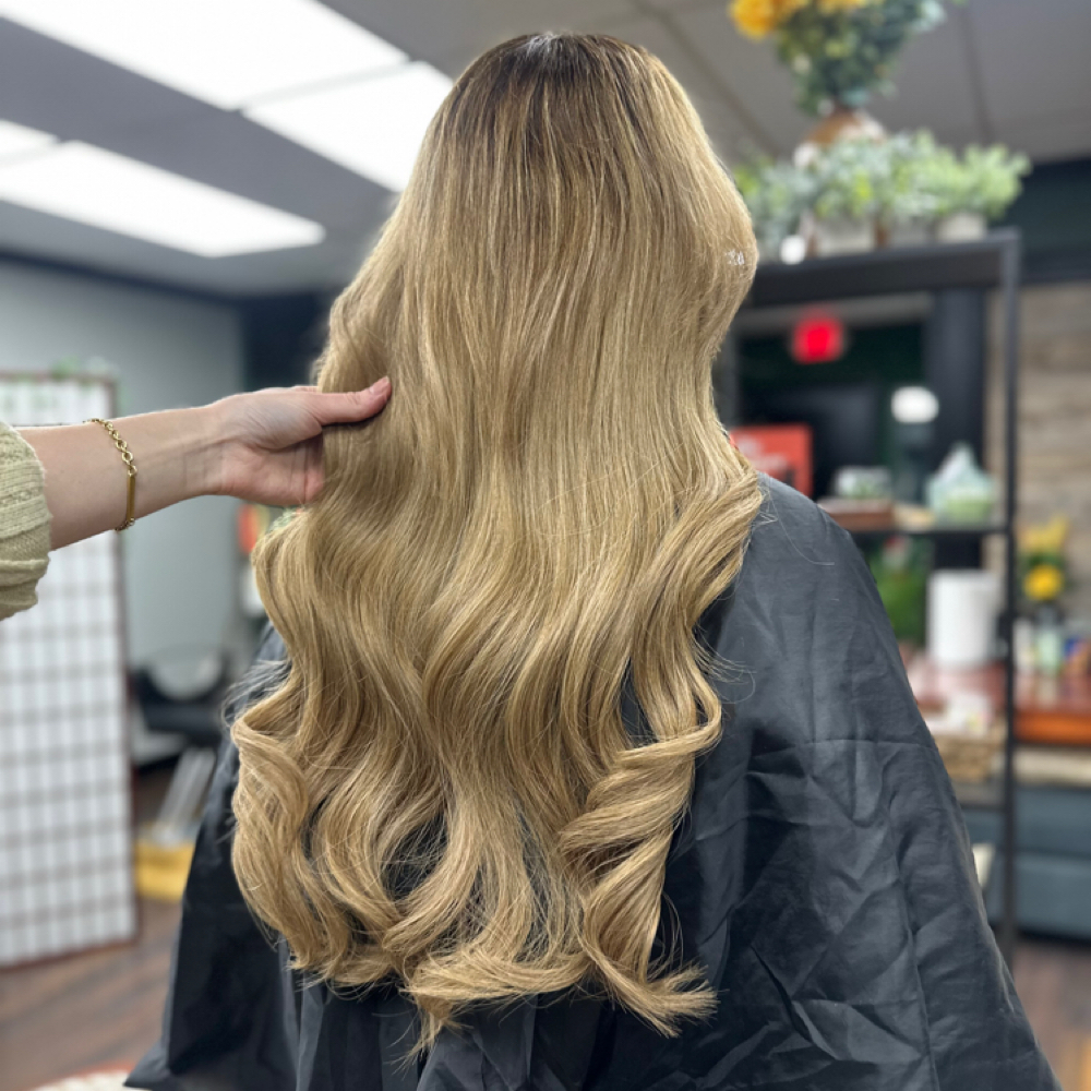 Hair Extension Consulation at Alchemy Salon and Spa in Machesney Park, IL