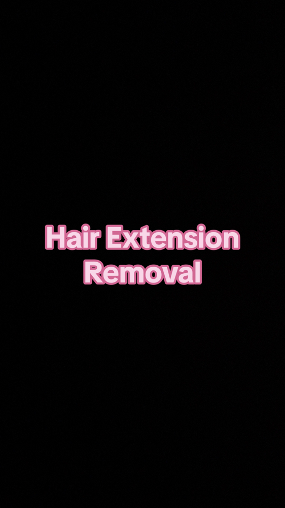 Hair Extension Removal