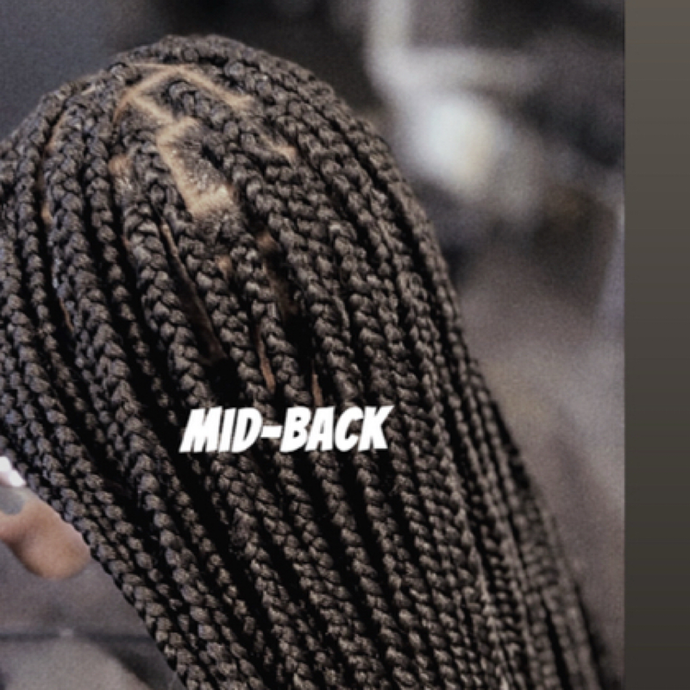 Medium Box Braids ( Mid-back) at Fa2 Hair Salon in Vienna, VA