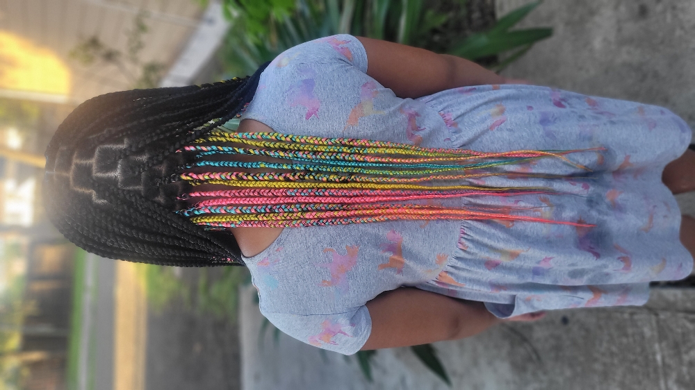 Knotless Custom Mix Boxbraids Small