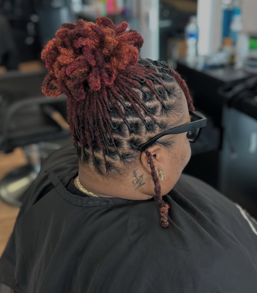 Loc Retwist & Petal Bun(s)
