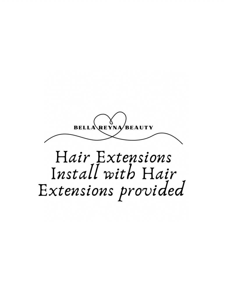 Hair Extentions Install With hair
