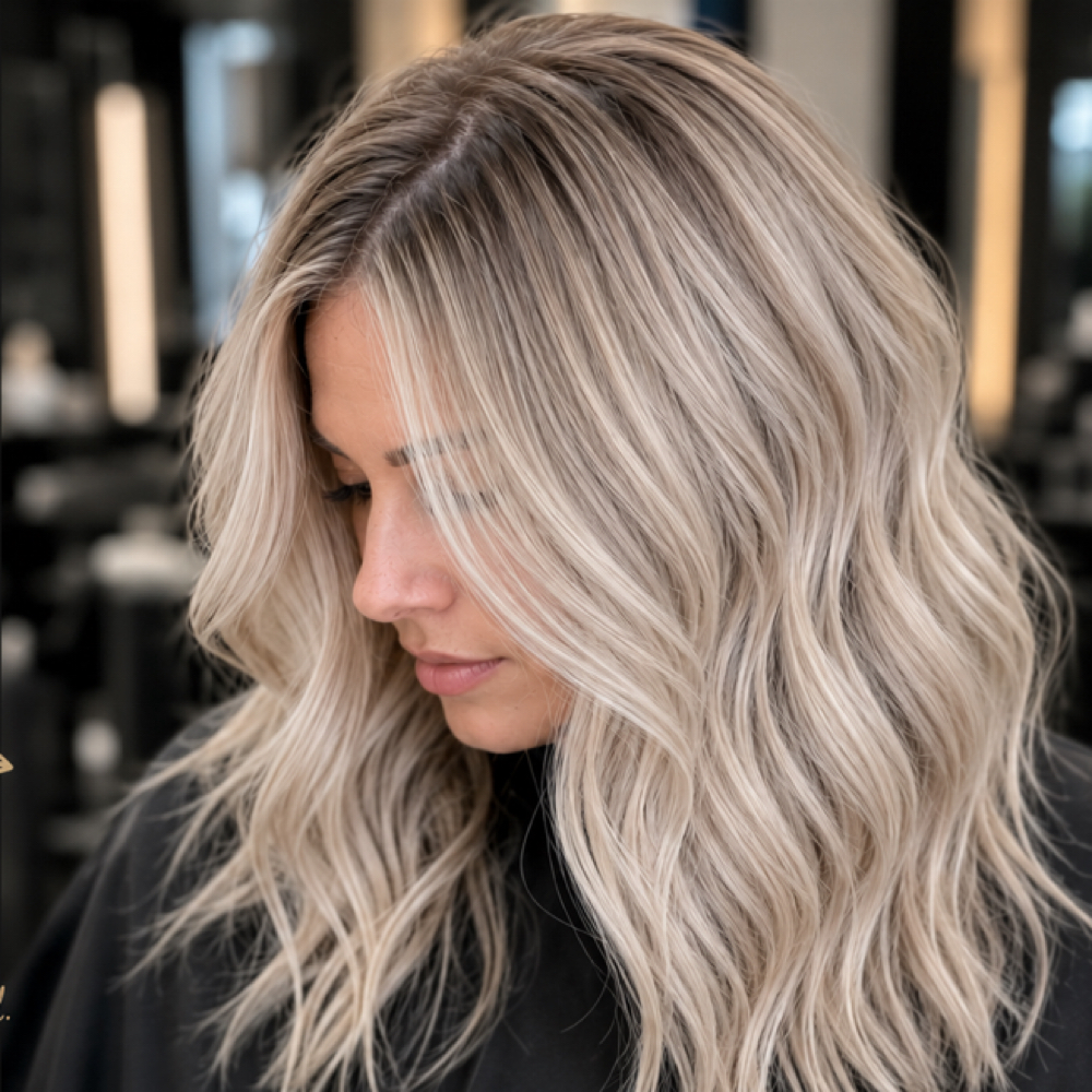 Bleach + Tone/Cut/Style at His & Hers Barbershop and Salon in Painesville, OH
