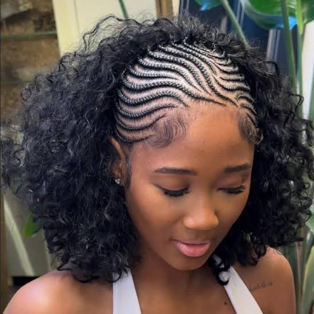 Half Braids/ Half Quick Weave at L&O BeautyCollection in West Burlington, IA