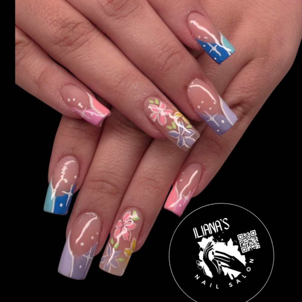 Freehand design at Iliana's Nail Salon in Verona, WI