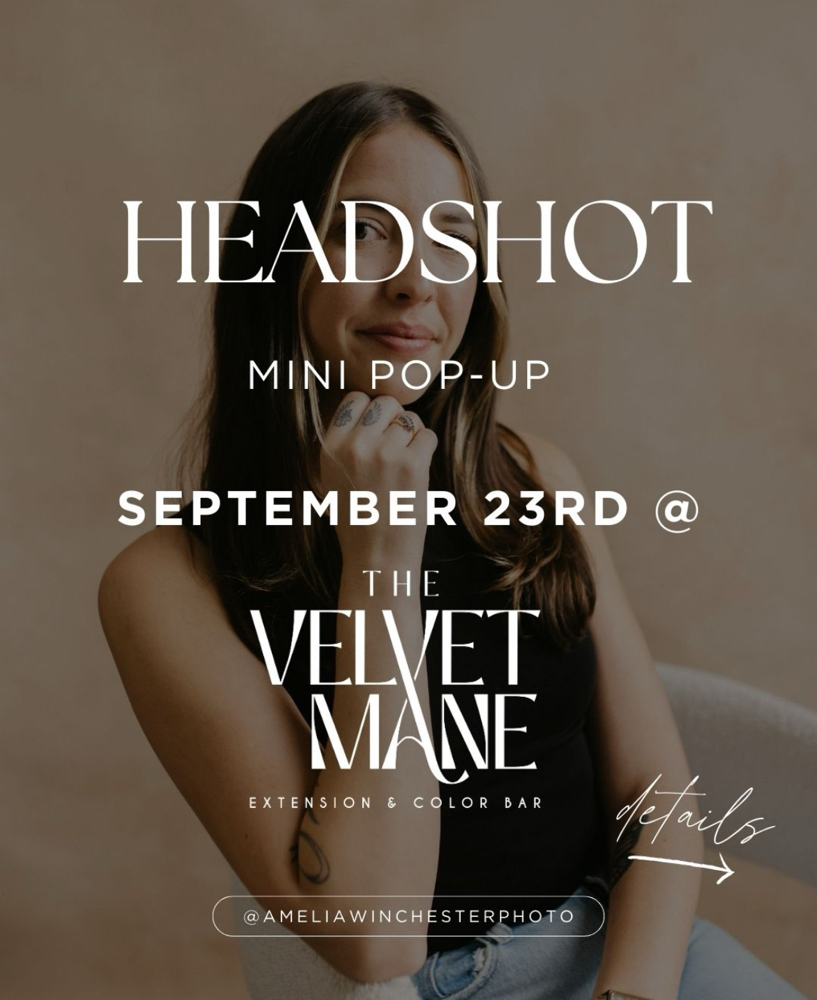 Mini Headshot & Blow-Out POP UP