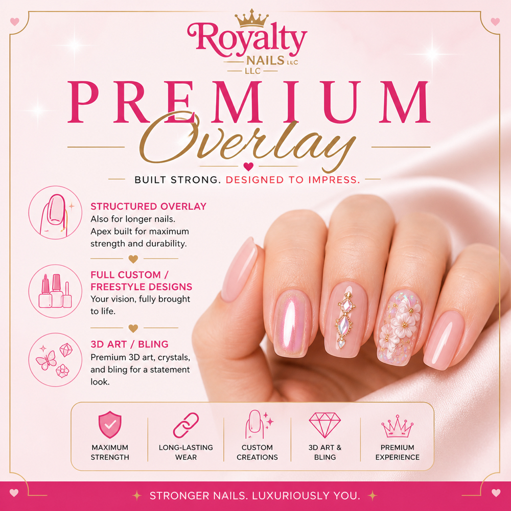 Premium Overlay at Royalty Nails LLC in Colorado Springs, CO