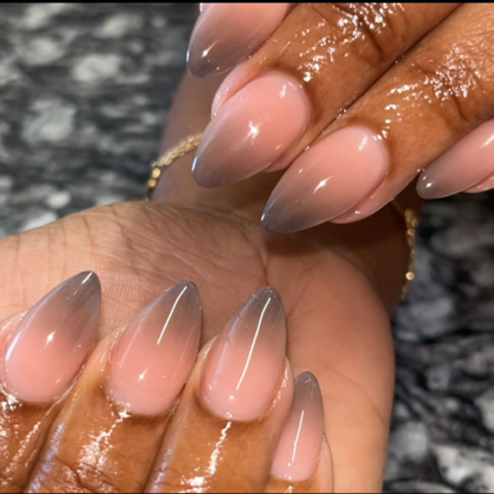 ombre or aura set at Erin Nailed That in Aiken, SC
