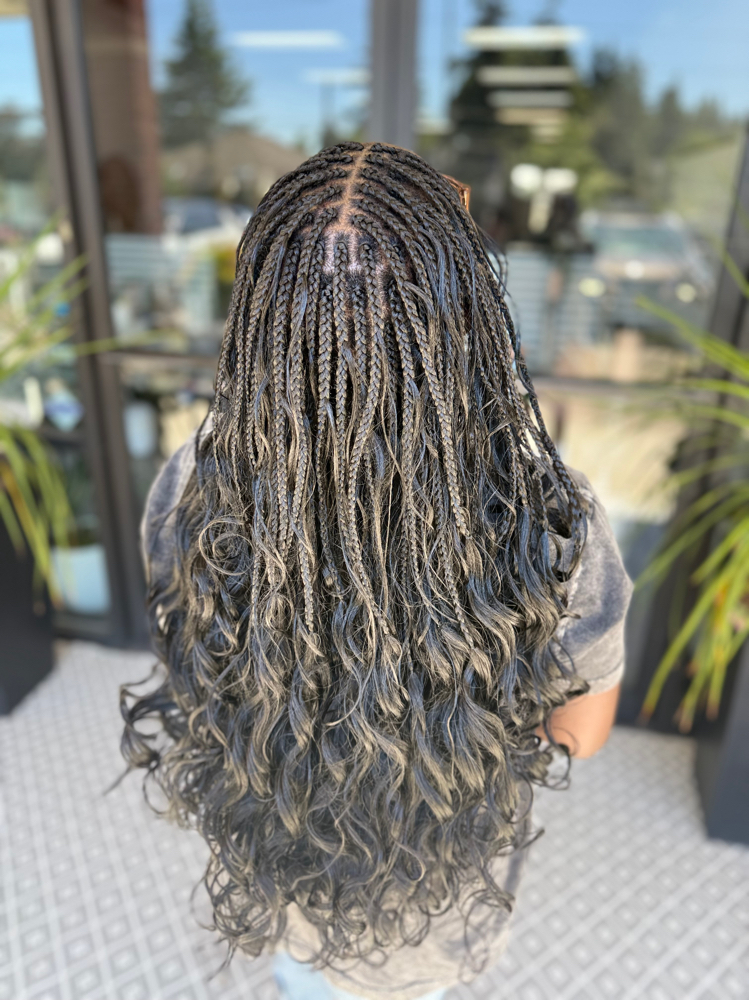 Bohemian French Curl Braids