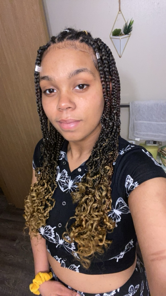 Fulani Braids W/ Medium Boxed Braid