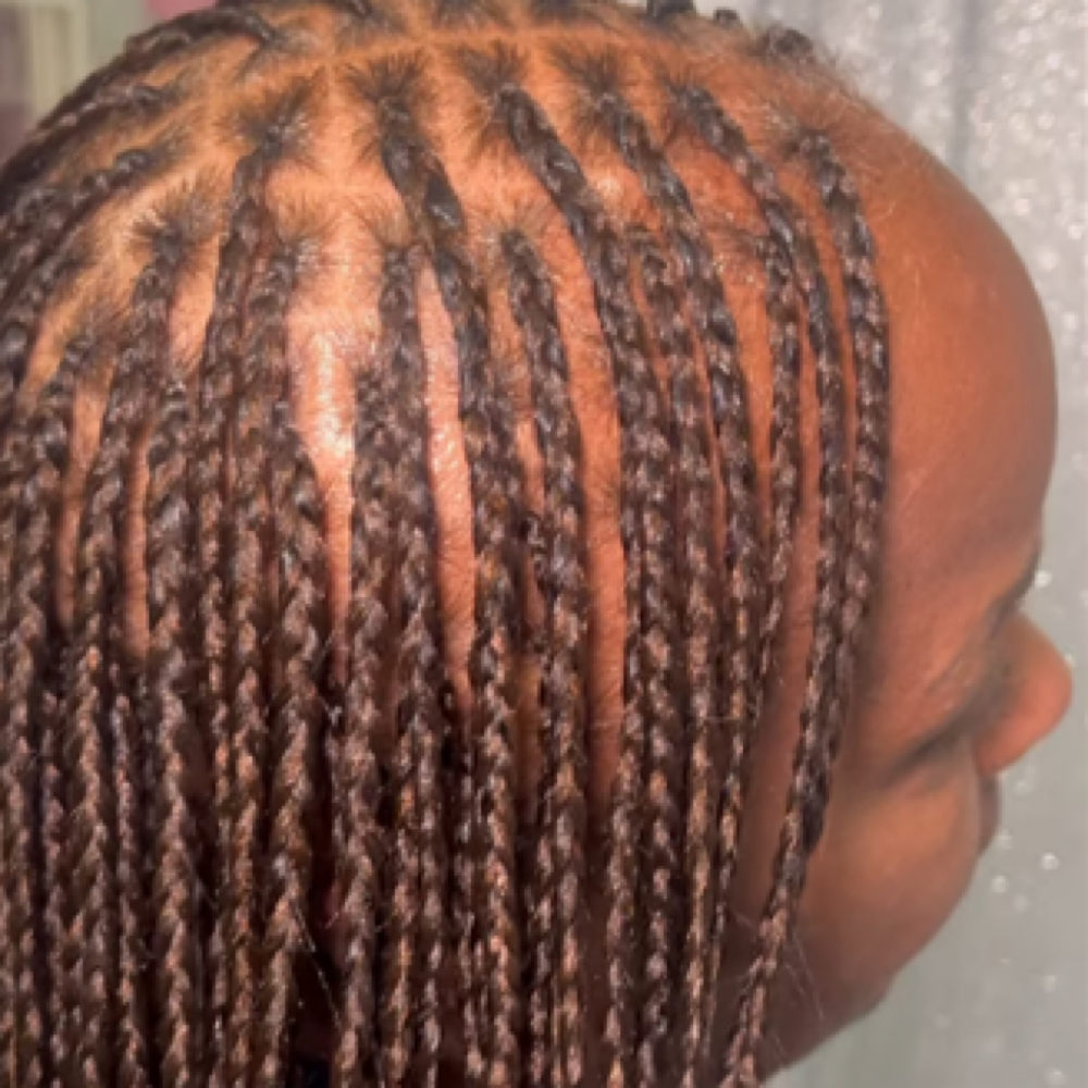 Small Knotless Braids at So Glamorous Beauty in Van Nuys, CA