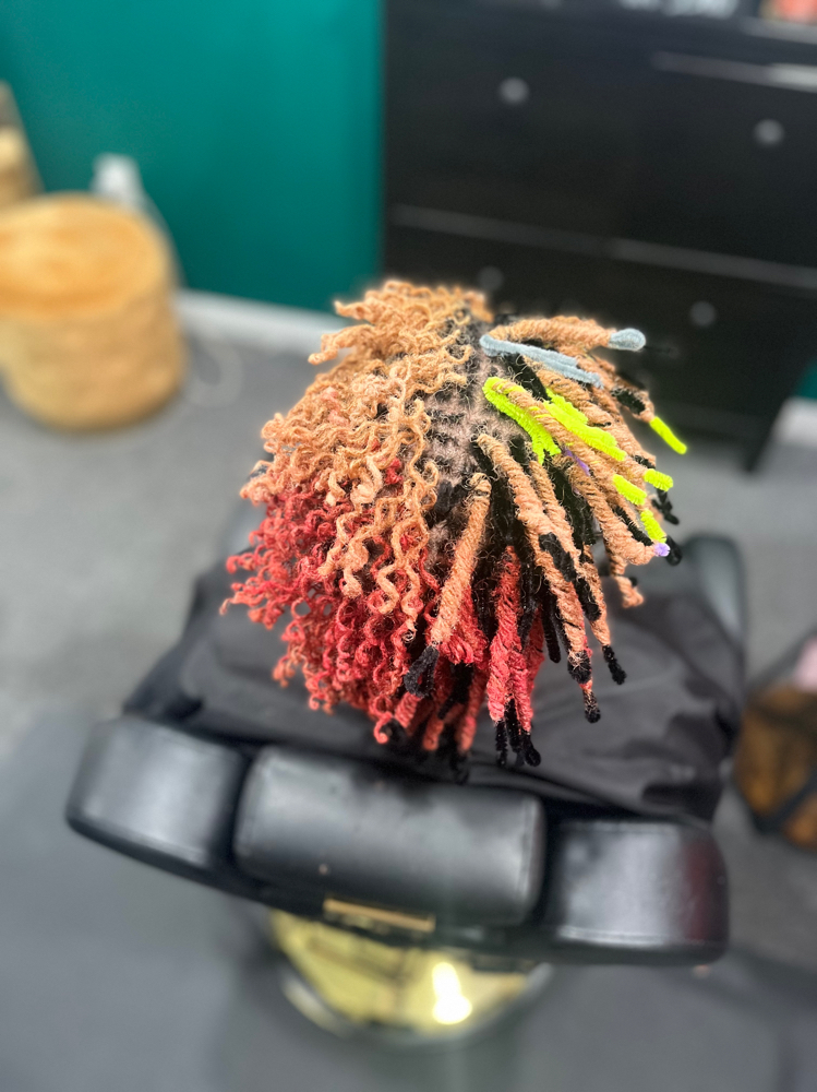 Pipe Cleaner Curls at Eternally Embraced LLC in Glen Burnie, MD