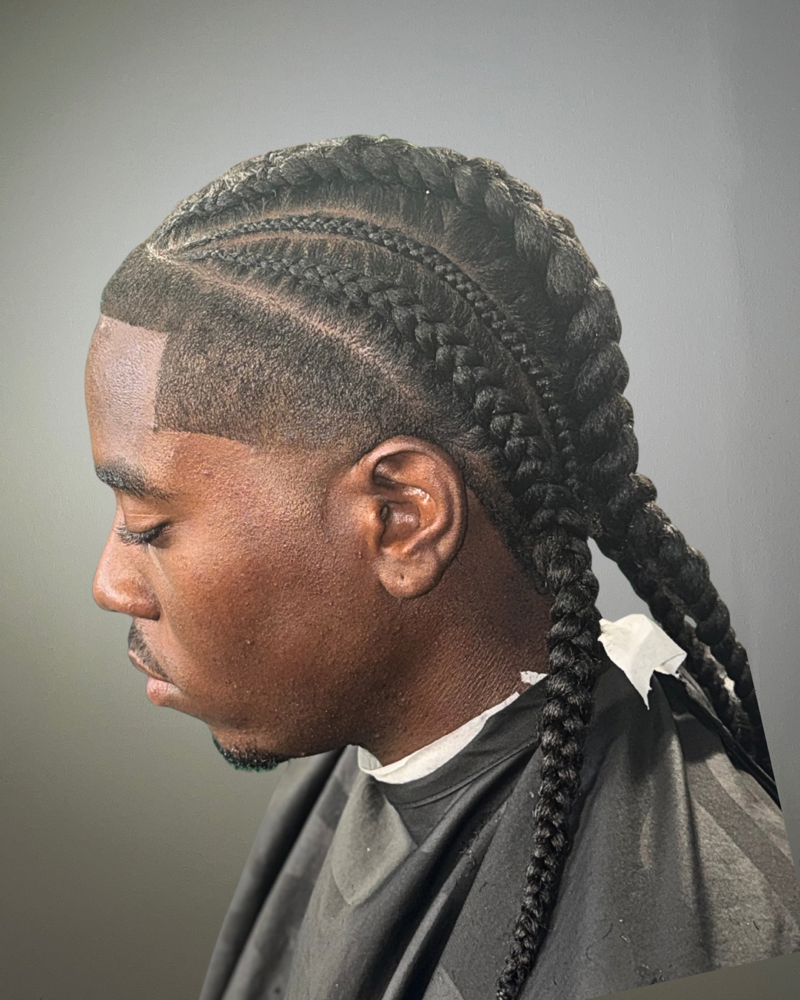 Men’s Freestyle Braids at Strut Studios in Memphis, TN