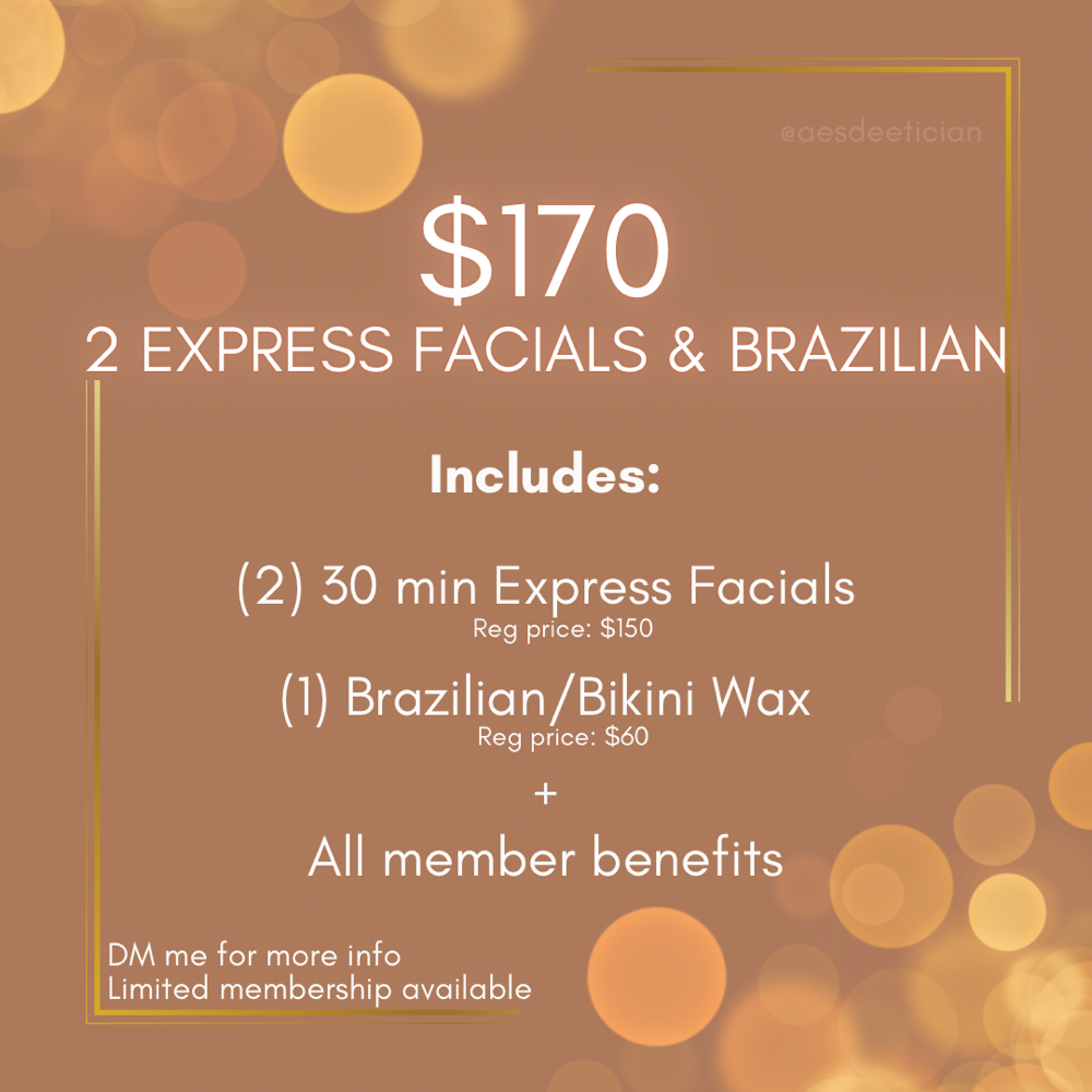 🔥VIP - 2Facials + Wax