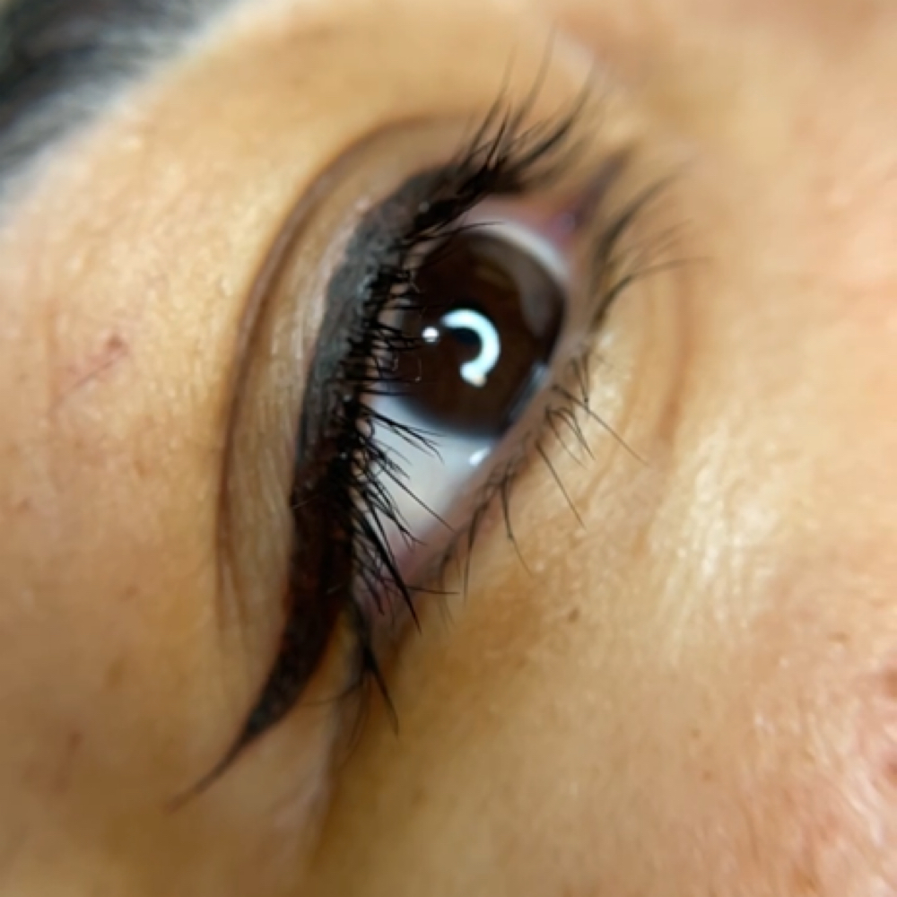 Eyeliner Tattoo at Petallineink in Stockton, CA