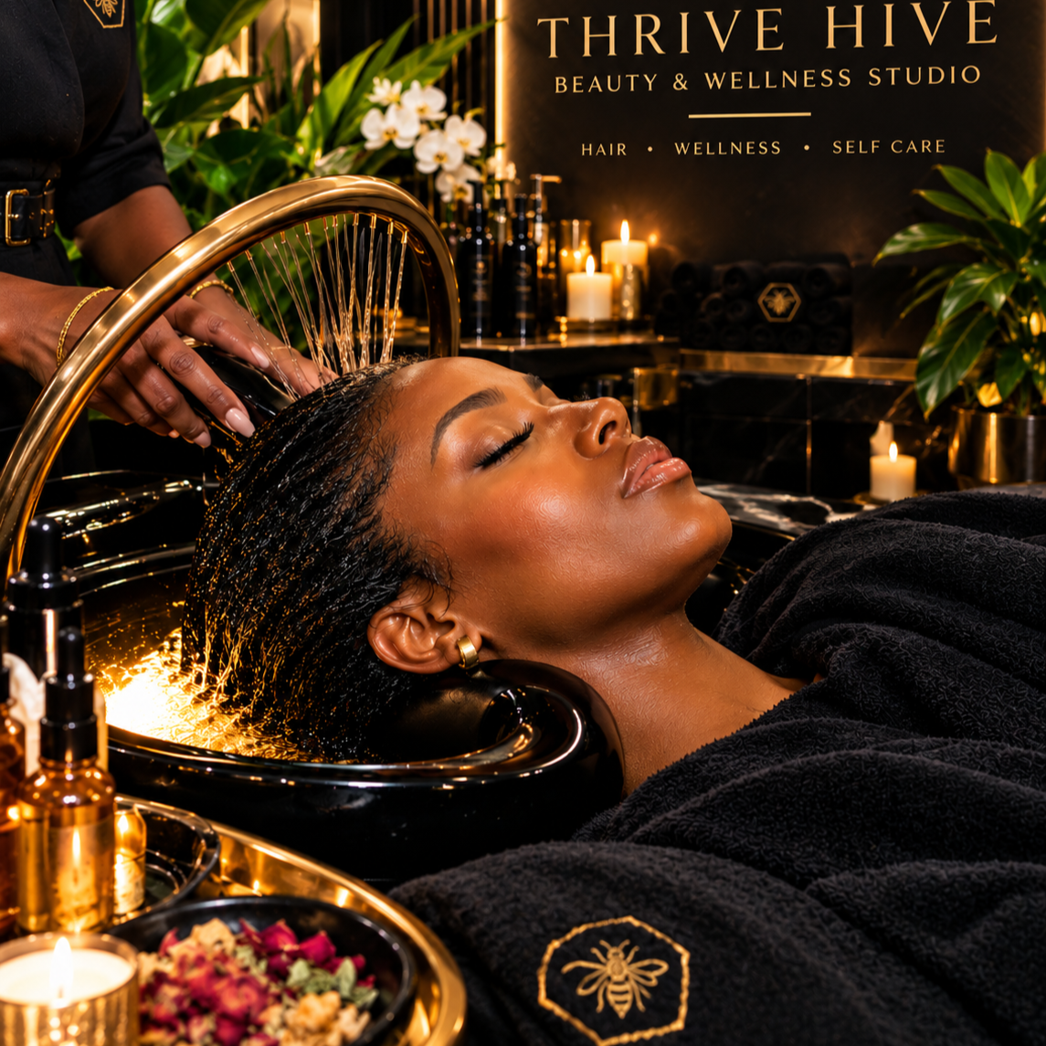 The Queen Bee Scalp Ritual at Thrive Hive Holistic in McKinney, TX