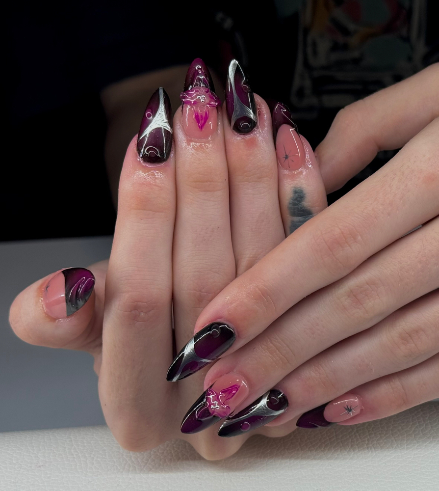 Long Acrylic Tier 3 Design