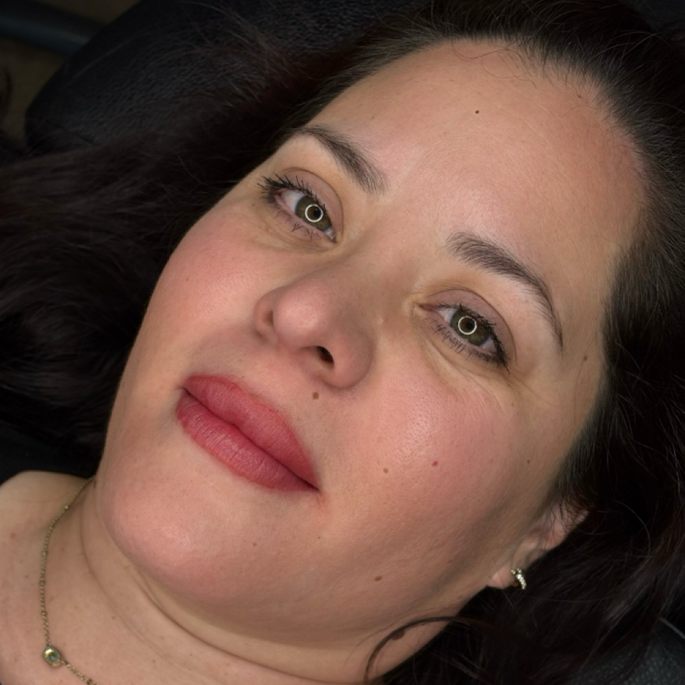 6 Week Lip Blush Touch Up at Heather’s Luminous Esthetics in Tucson, AZ