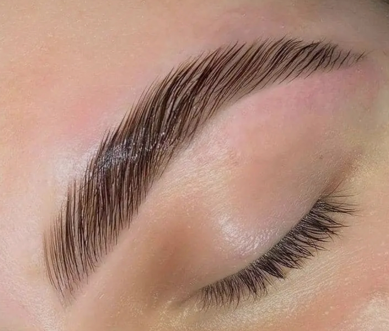 Brow Lamination + Wax & Tint