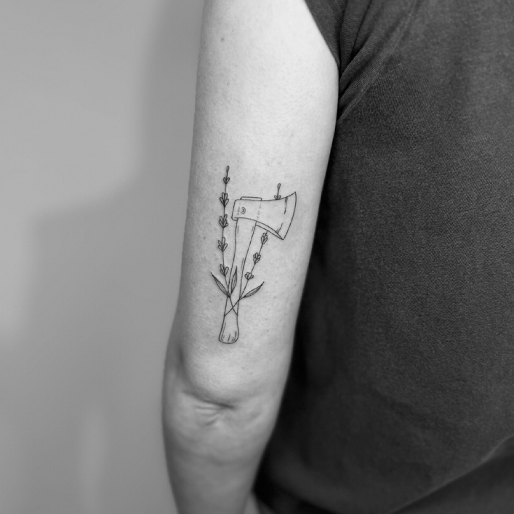 Medium Fine Line Tattoo at Echo Esthetics in Alameda, CA
