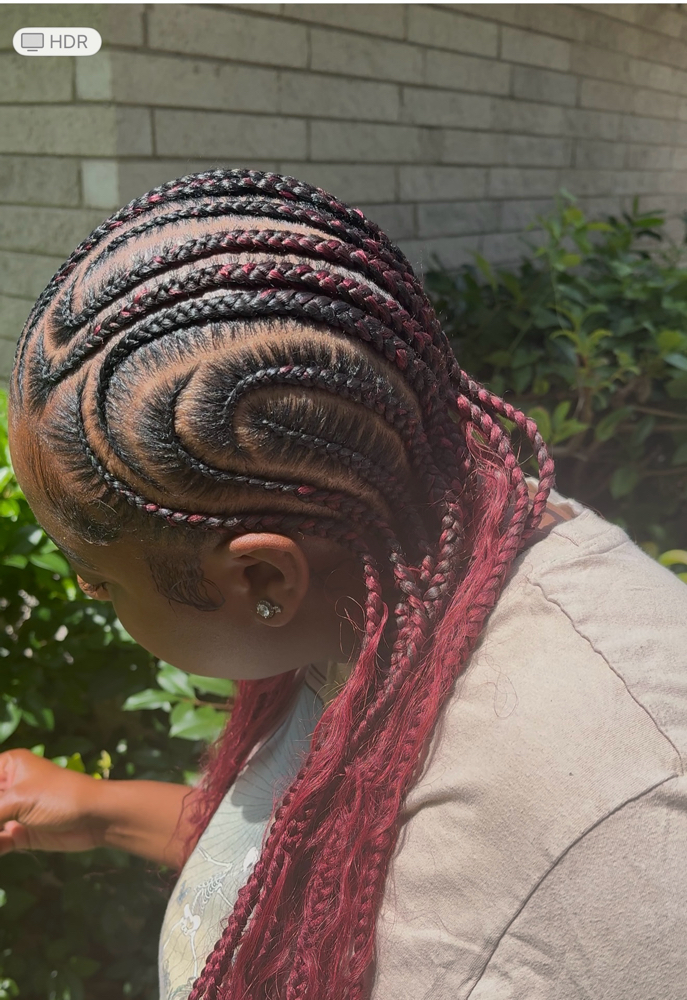 Alicia Keys (12+ braids ) at A Daye’s Journei Beauty Bar in DeSoto, TX