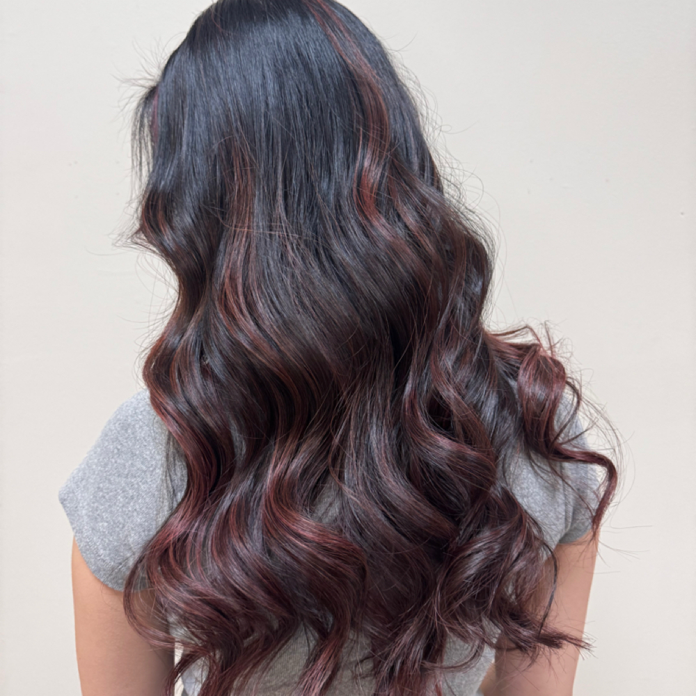 bombshell blowout at GLOW Spa Tanning & Fitness in Owego, NY