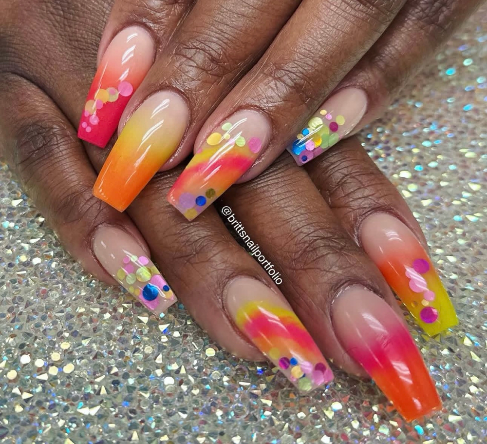 Fullset Multi-Colored Acrylic