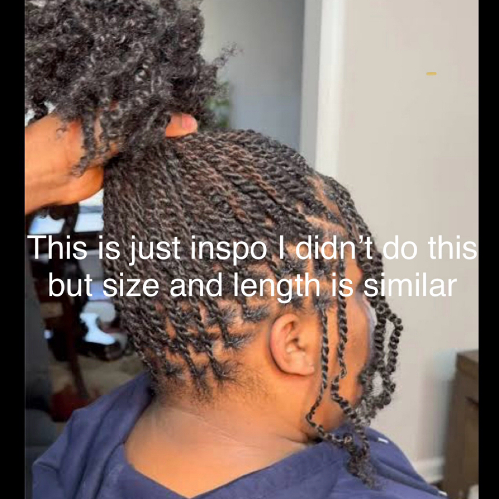 Smedium Twists (kinky,spring) Short at Jackcity  styles LLC in Waterloo, IA