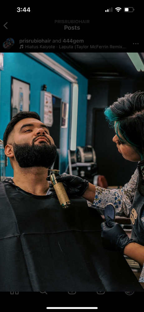 Men’s Haircut And Beard at Priscilla Rubio in Dallas, TX