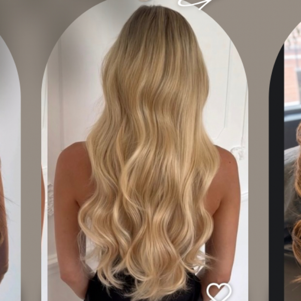 Hair Extension Installation at Studio Couture in Farmingdale, NY