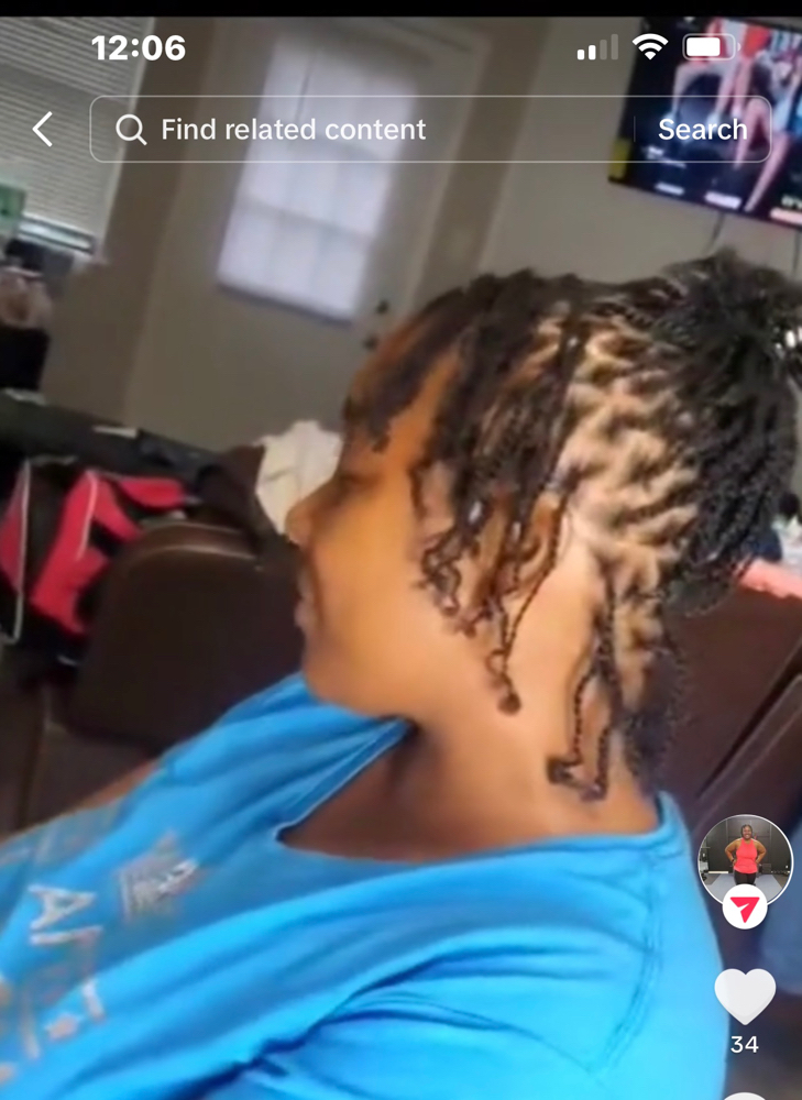 Mini Twist With Natural Hair