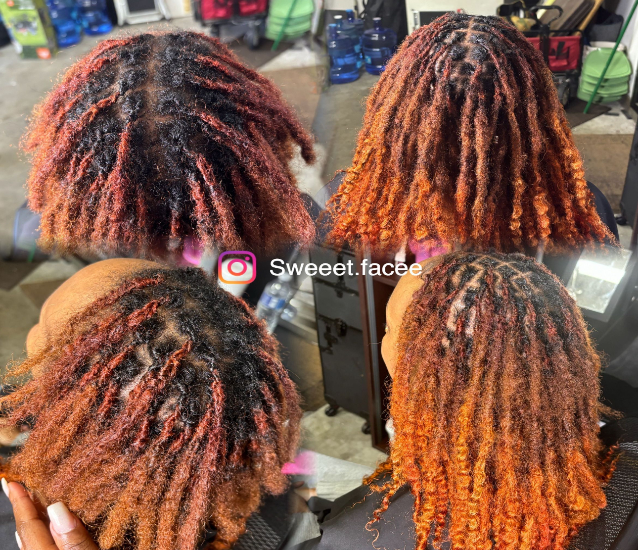 Loc Extension Installation at Sweeetfacee in Long Beach, CA