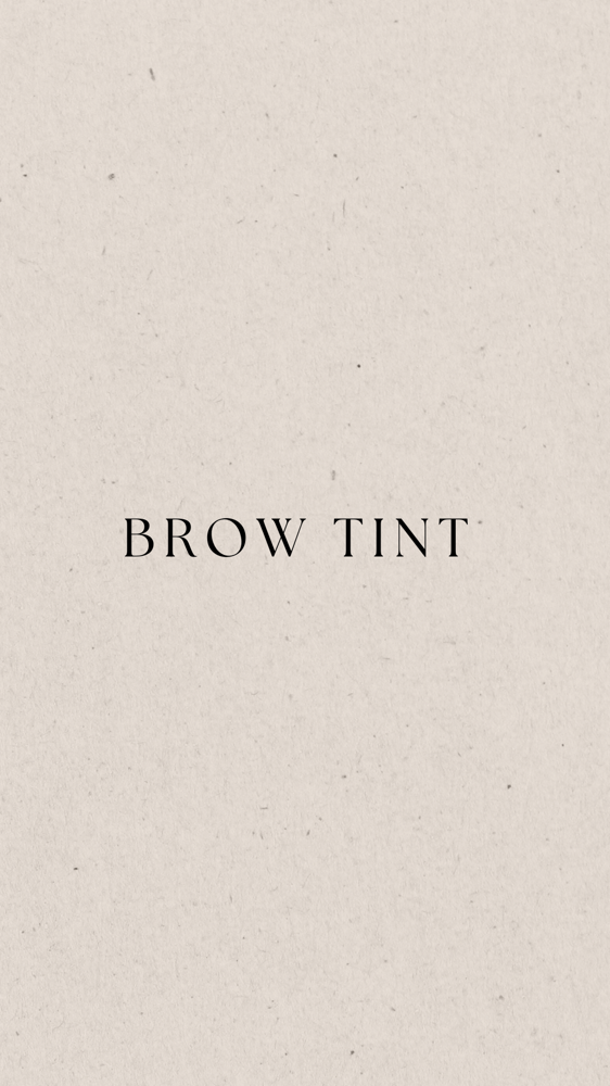 Brow Tint