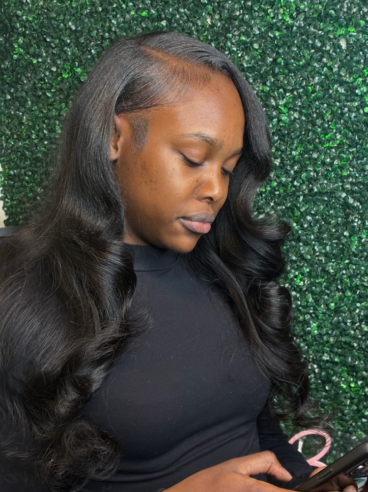 Quick Weave Install at Layed By Liyah in Yakima, WA