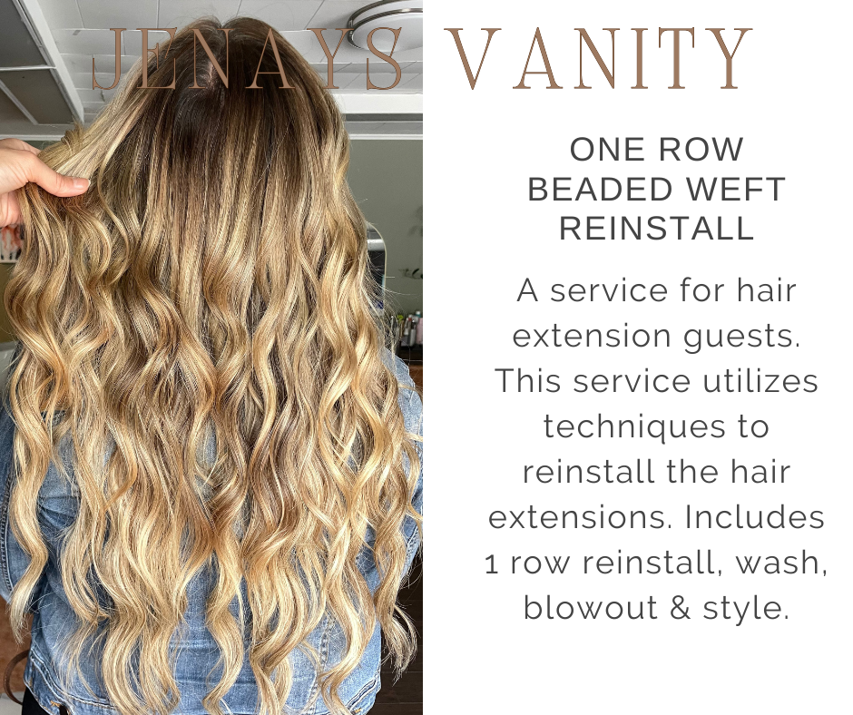 1 Row Beaded Weft Reinstall