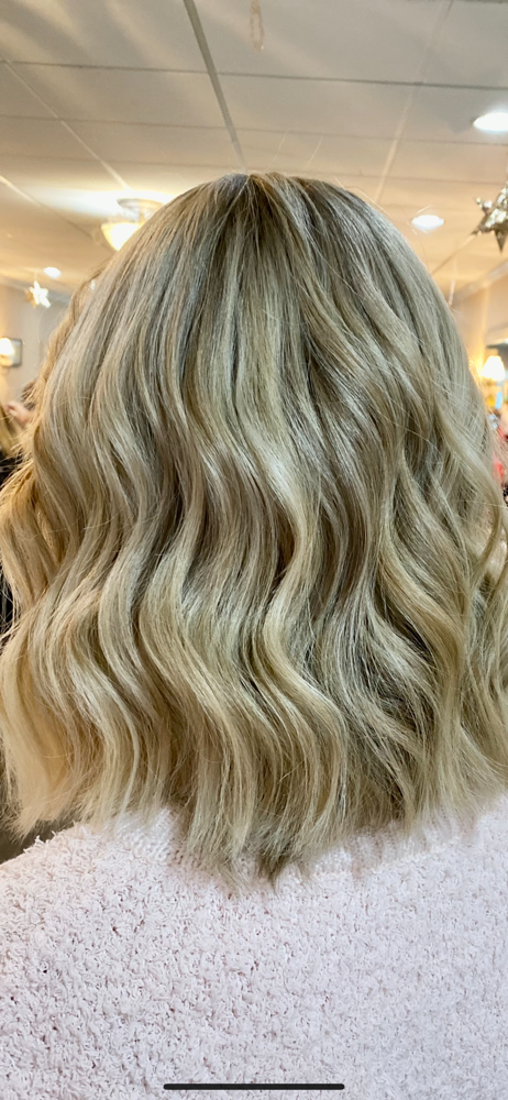 Half Head Balayage & Haircut