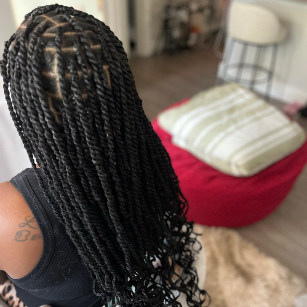 Kinky Twists at Soft Hands Soft Life Mobile Braids