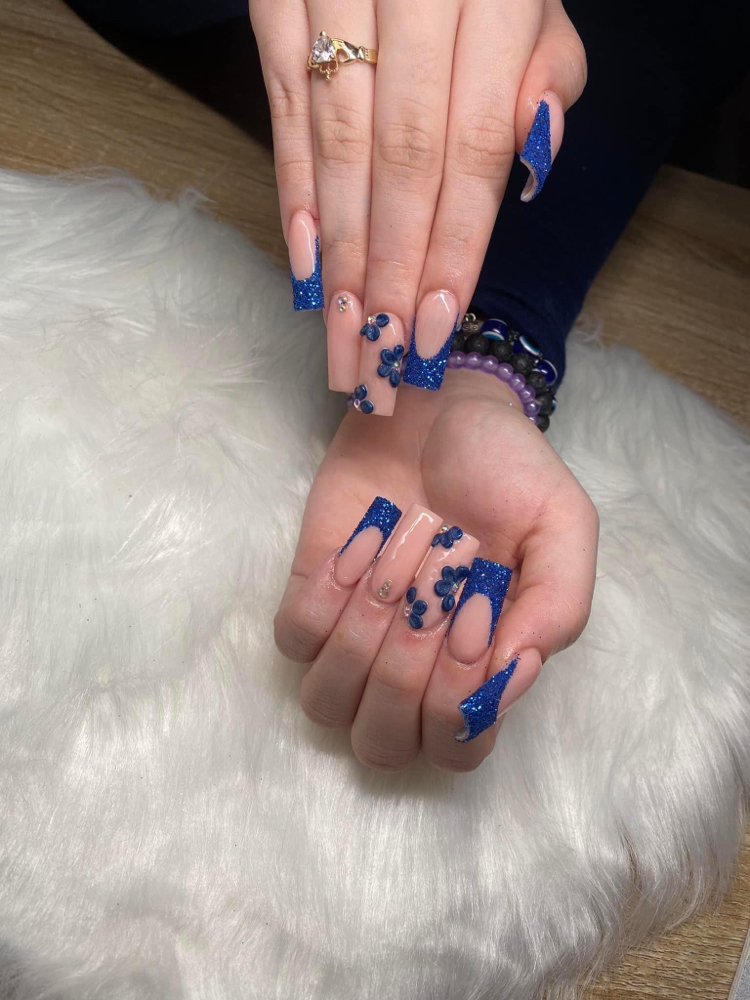 3D Acrylic Flowers Per Nail
