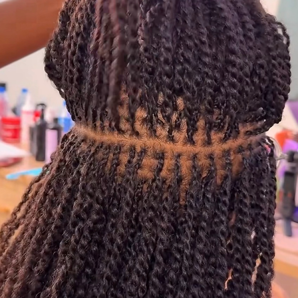 Small Two Strand +Hair Added at U N I FOR HAIR LLC in North Charleston, SC