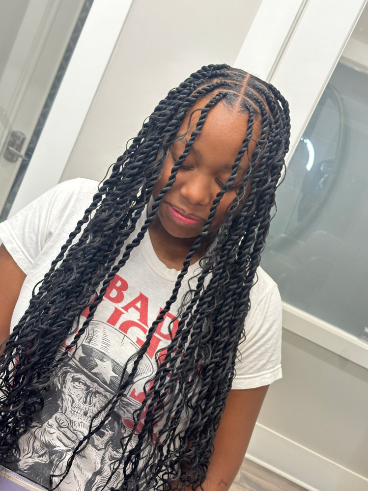 Boho Island Twist W/ Braiding Hair