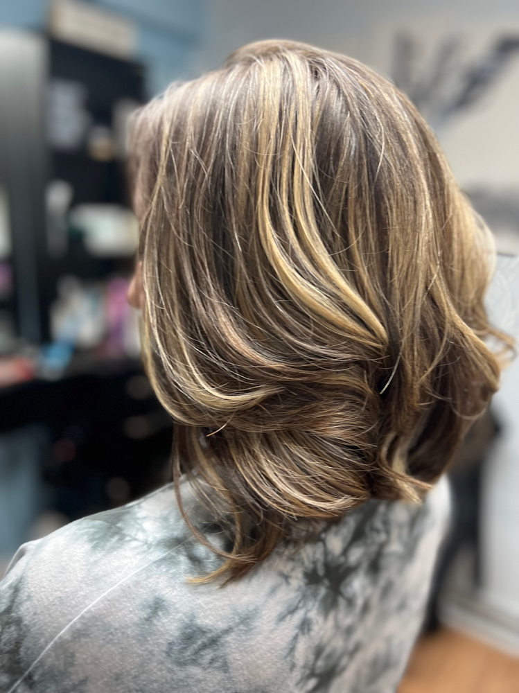Partial Highlight Hair Color