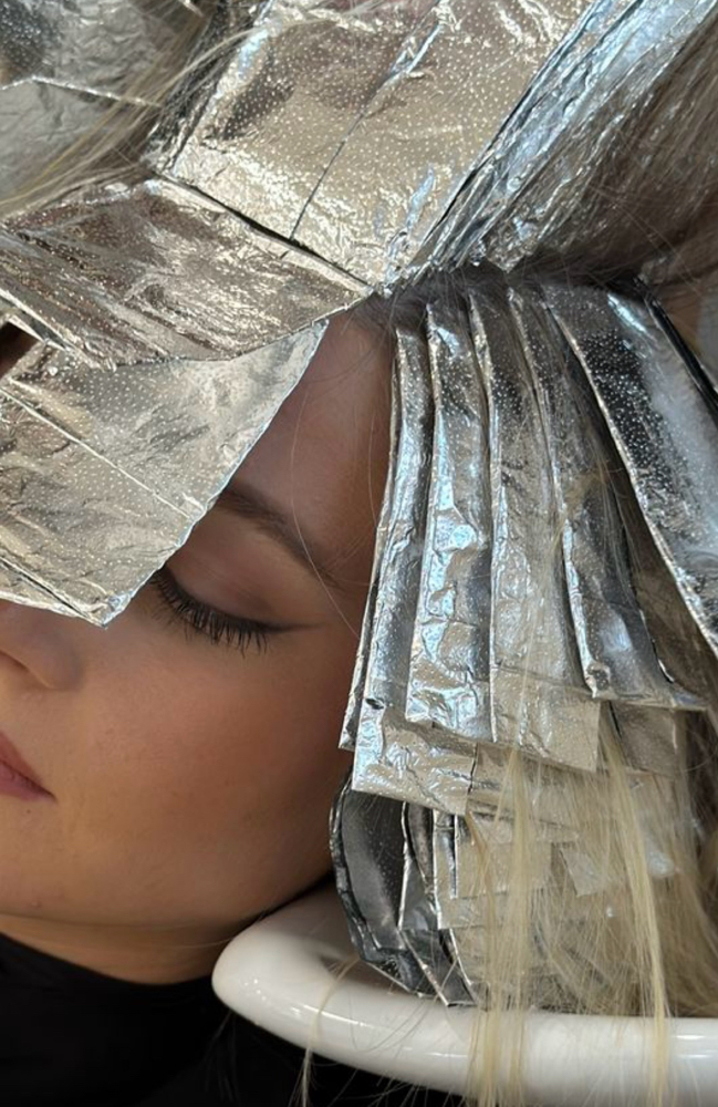 Hairline Foil + Toner / No Cut at Hails Hair World in Champaign, IL