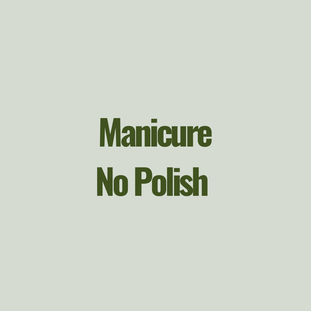 Manicure - No Polish at Center Street Studio in Sebewaing, MI