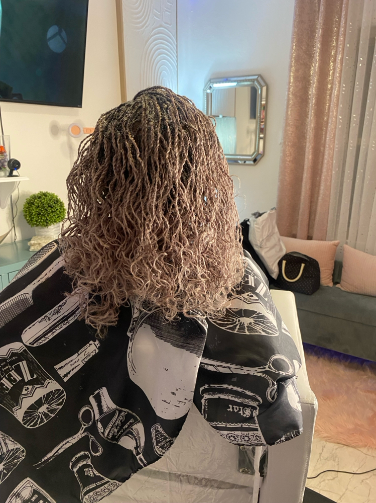 Micro Locs With Extensions at JRoyBraids in Mobile, AL