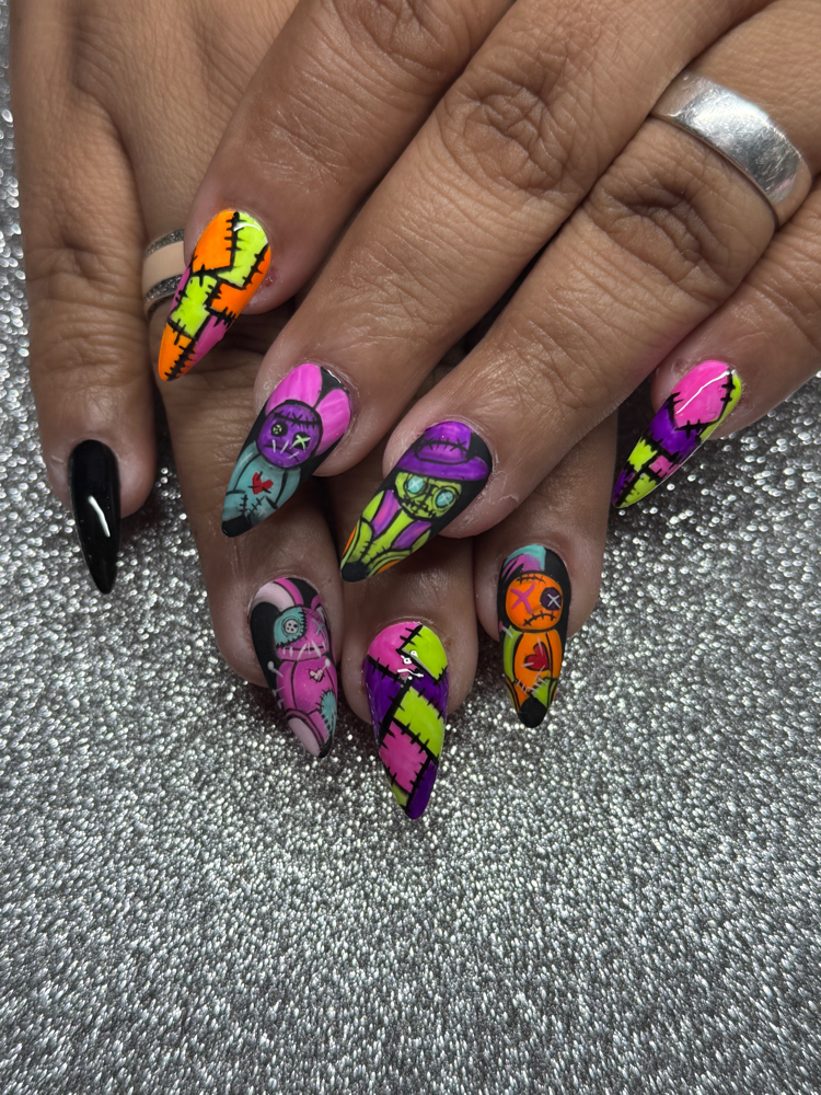 Custom Nail Art at The Corner Vault in Selma, TX